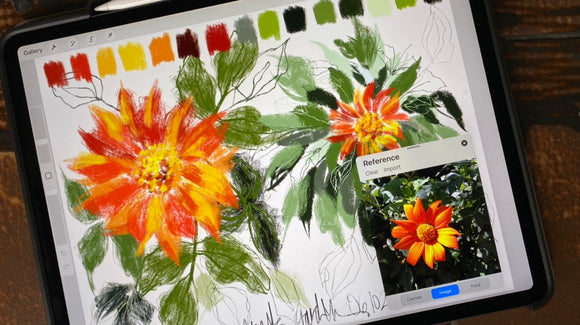 {VIDEO} 20+ ideas Procreate mixed media