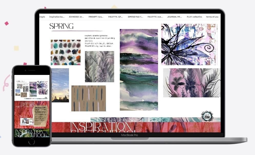 SPRING BLOSSOMS digital PLAYbook & planner