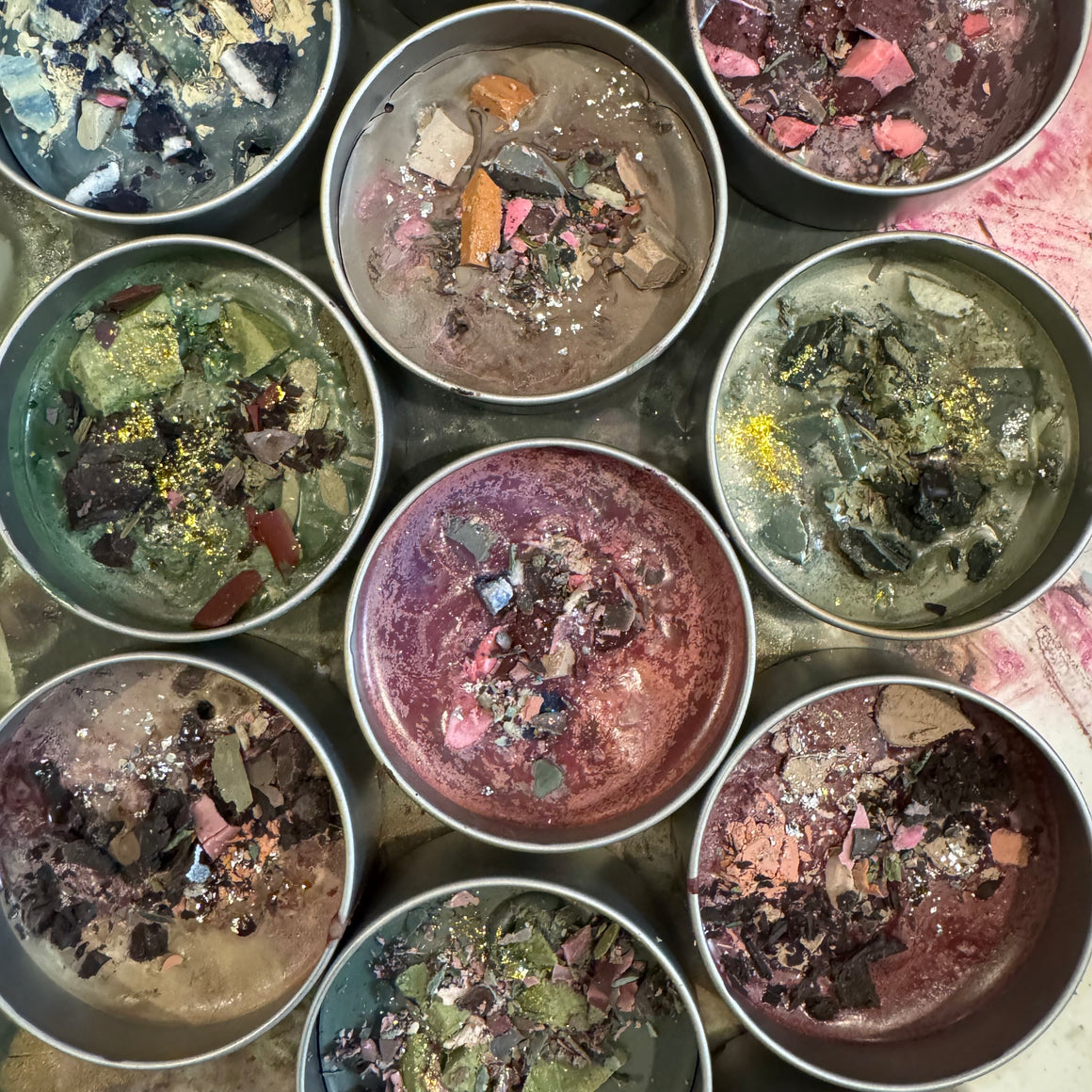 #tracibautistaCOLOR MELT + MIX: WINTER Landscapes Confetti Cakes