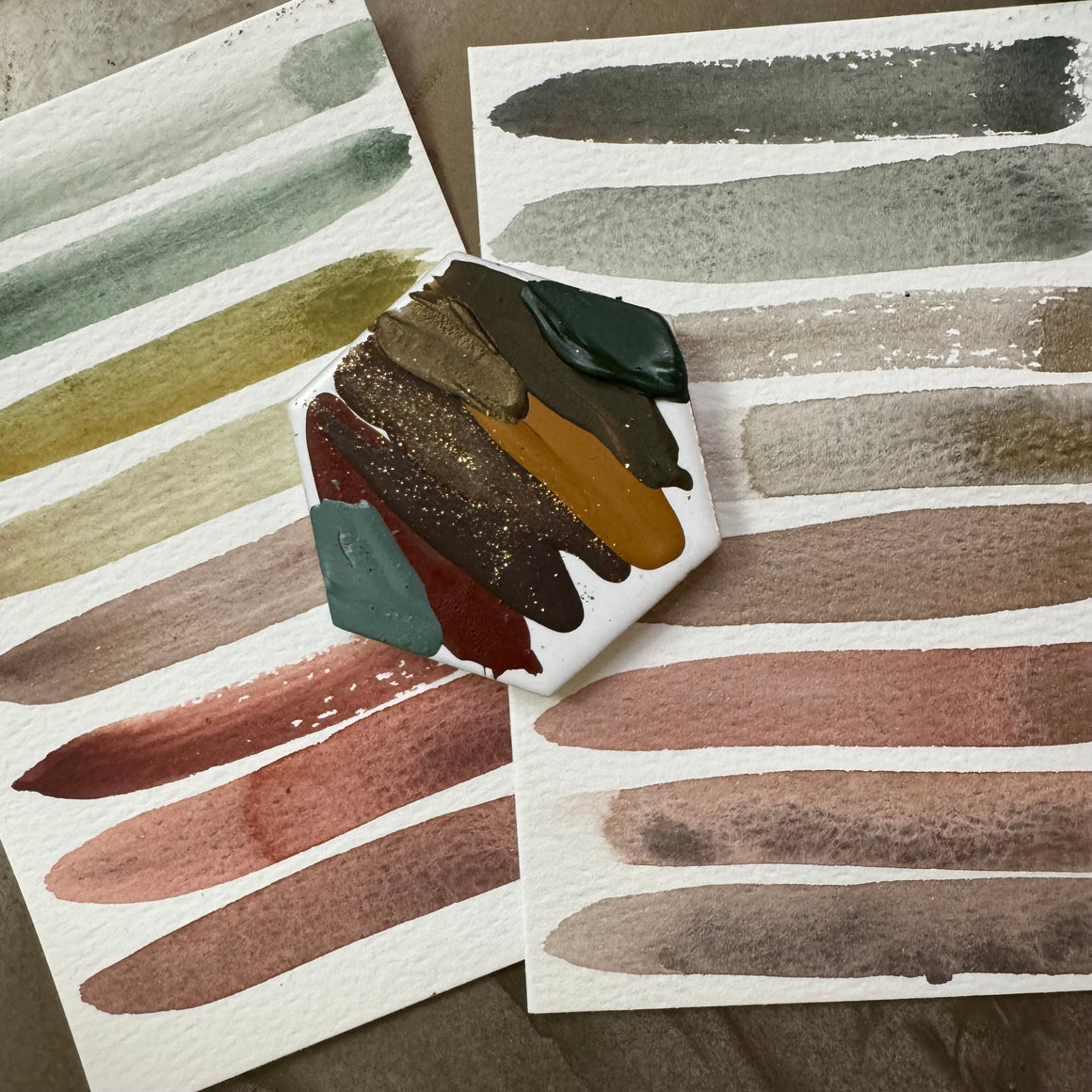 #tracibautistaCOLOR ~ WILD TERRAIN artisanal paint mini collection