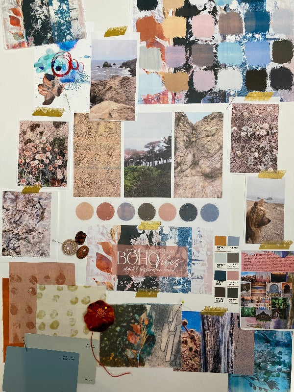 #tracibautistaCOLOR BOHO COASTAL VIBES WATERMEDIA collection {pigment} pre-order