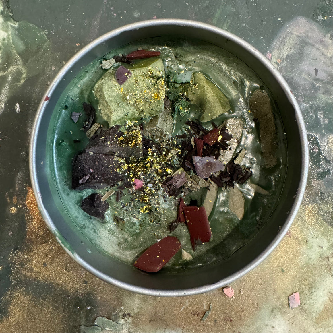 #tracibautistaCOLOR MELT + MIX: WINTER Landscapes Confetti Cakes