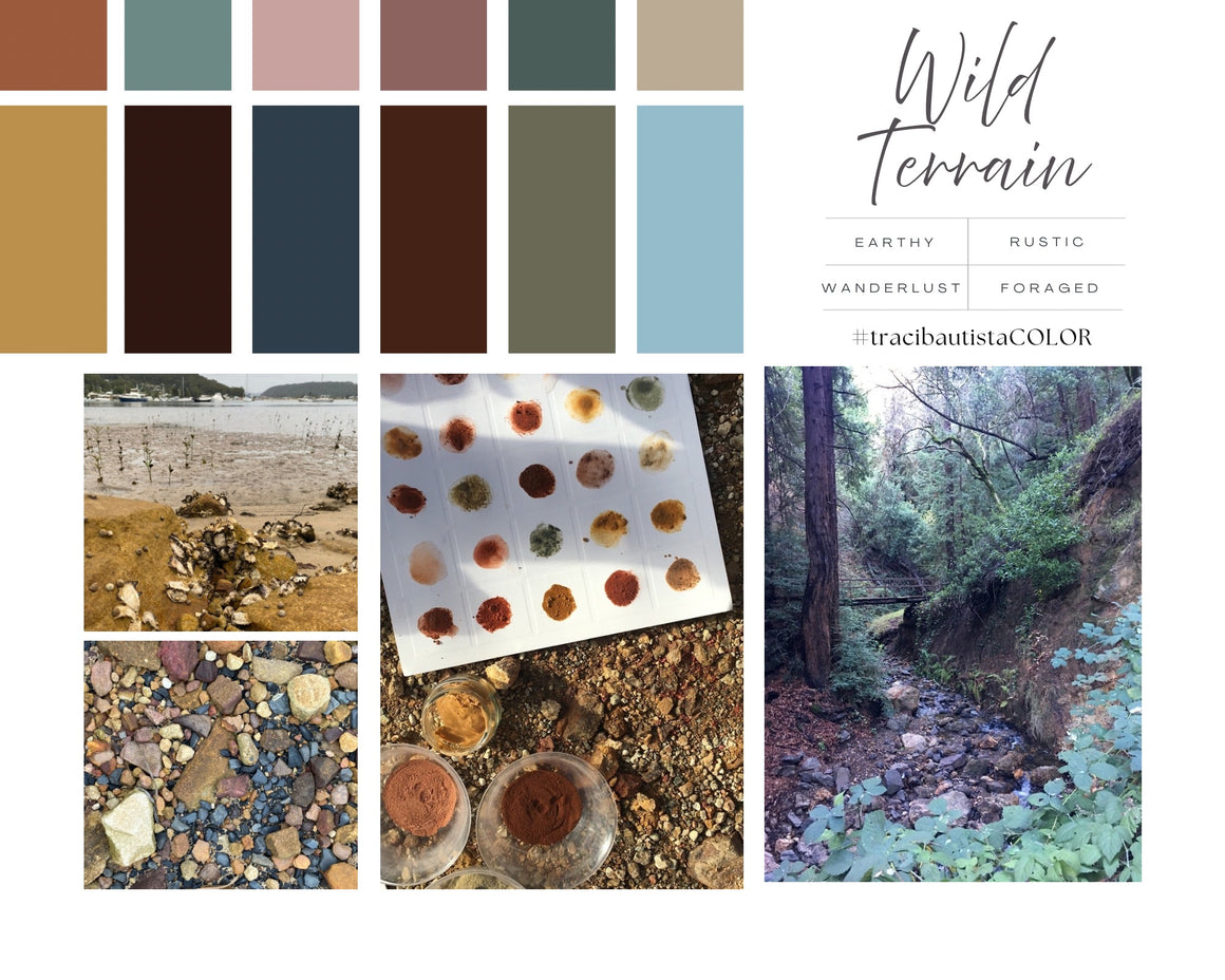 #tracibautistaCOLOR ~ WILD TERRAIN artisanal paint mini collection