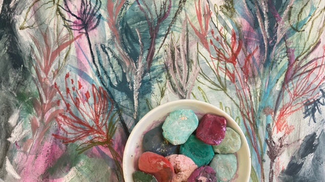 WILD BLOOMS: mixed media workshop