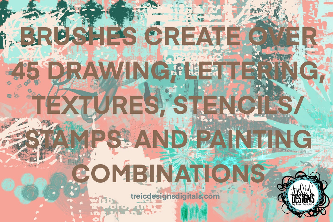 #digitalCANVAS3 Procreate brush set {mixed media kit}