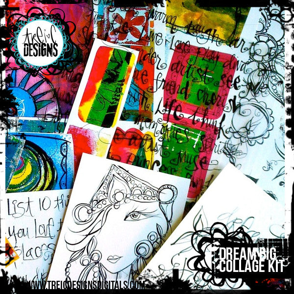 art.journal.PLAY DIY planner kit + stencil by traci bautista