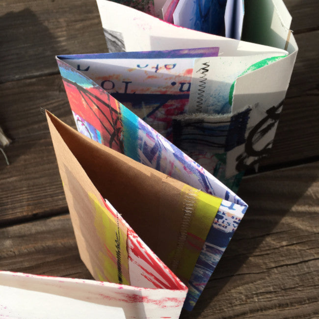 {creativity FLOWS} FREE spirit handmade art journal by traci bautista