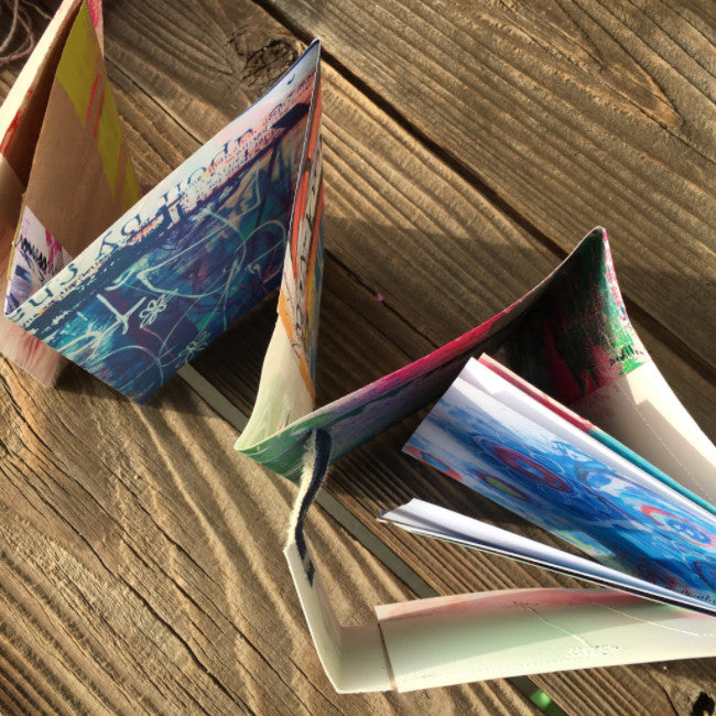 {creativity FLOWS} FREE spirit handmade art journal by traci bautista