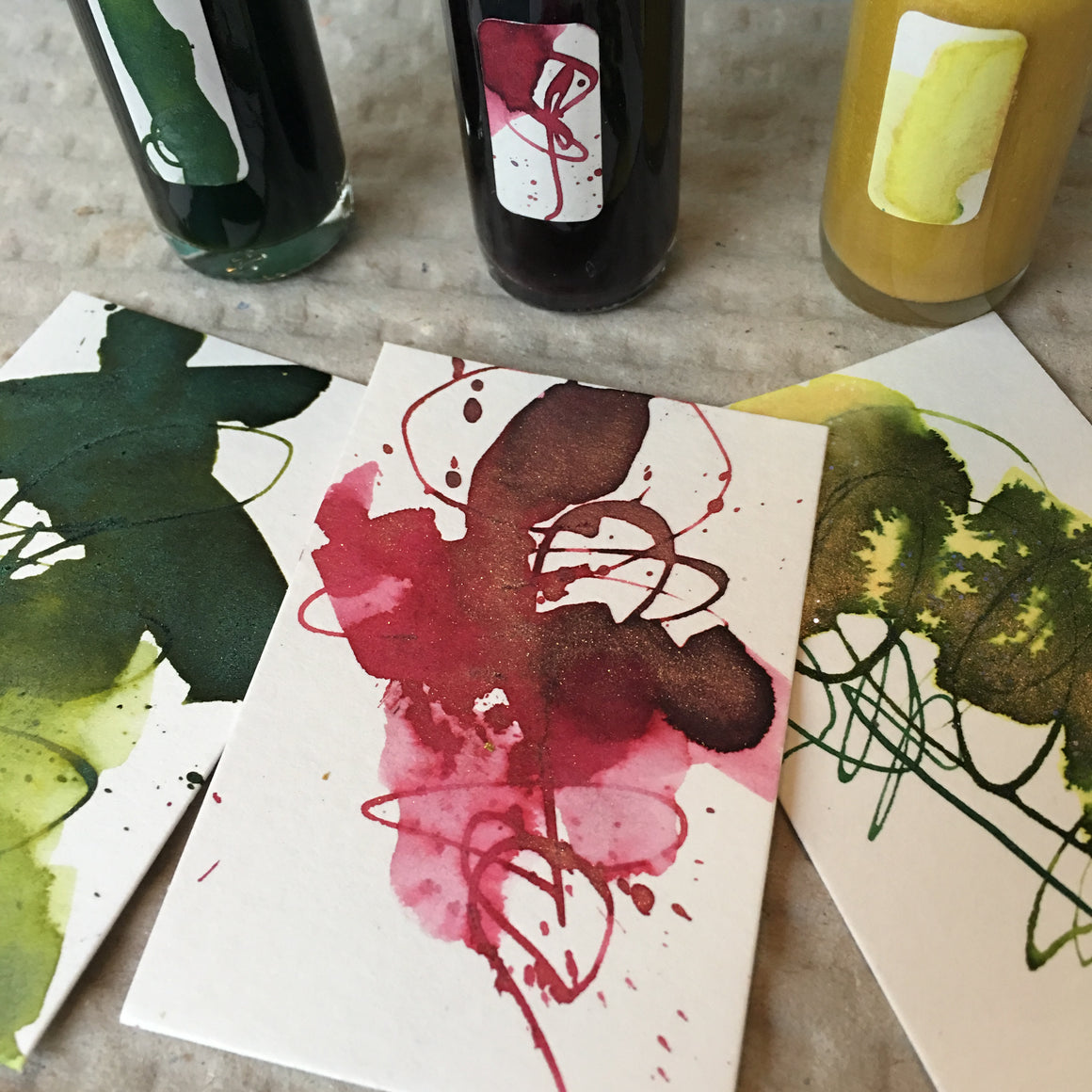 #tracibautistaCOLOR holiday collection no.2 ruby, gold, evergreen