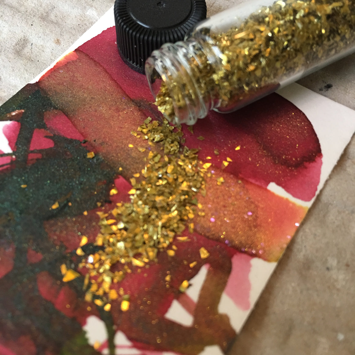 #tracibautistaCOLOR holiday collection no.2 ruby, gold, evergreen