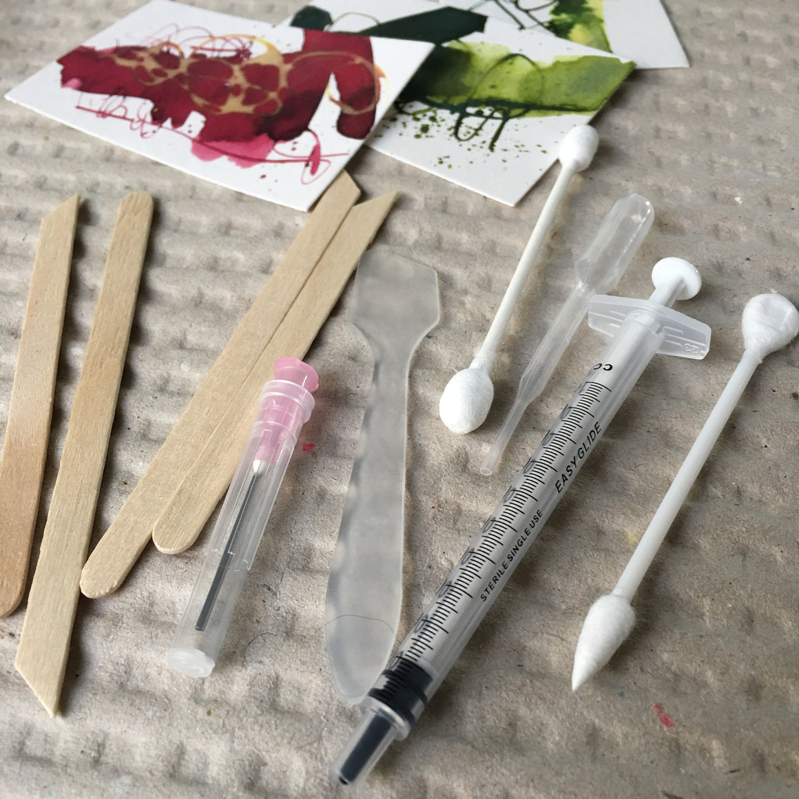 #tracibautistaCOLOR holiday collection no.2 ruby, gold, evergreen ink tools