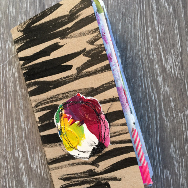 {traveler} FREE spirit handmade art journal by traci bautista