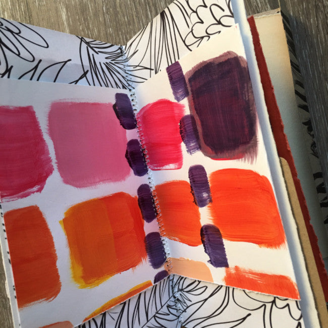 {traveler} FREE spirit handmade art journal by traci bautista