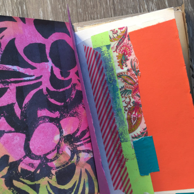 {traveler} FREE spirit handmade art journal by traci bautista