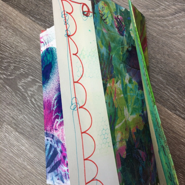 {FLORAL delight} FREE spirit handmade art journal by traci bautista