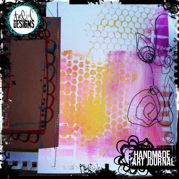 circles+stitches handmade art journal