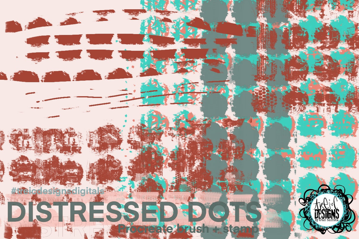 #digitalCANVAS3 Procreate brush set {mixed media kit}