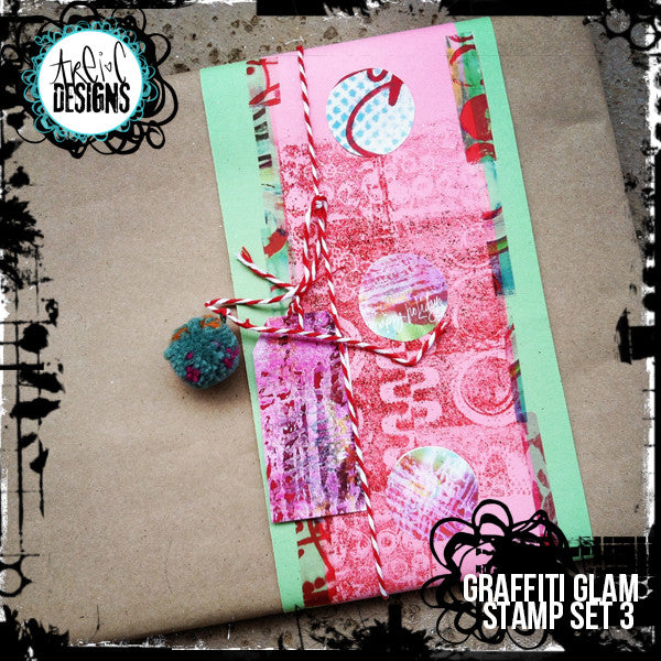 graffiti GLAM stamp set #3