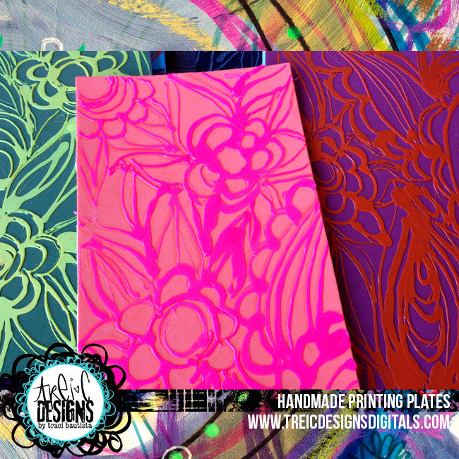 FLORAL printing plates