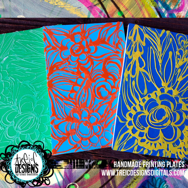 FLORAL printing plates