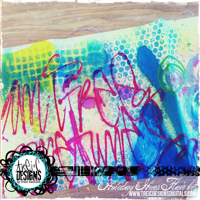 HOLIDAY hues FLAIR kit + stencil