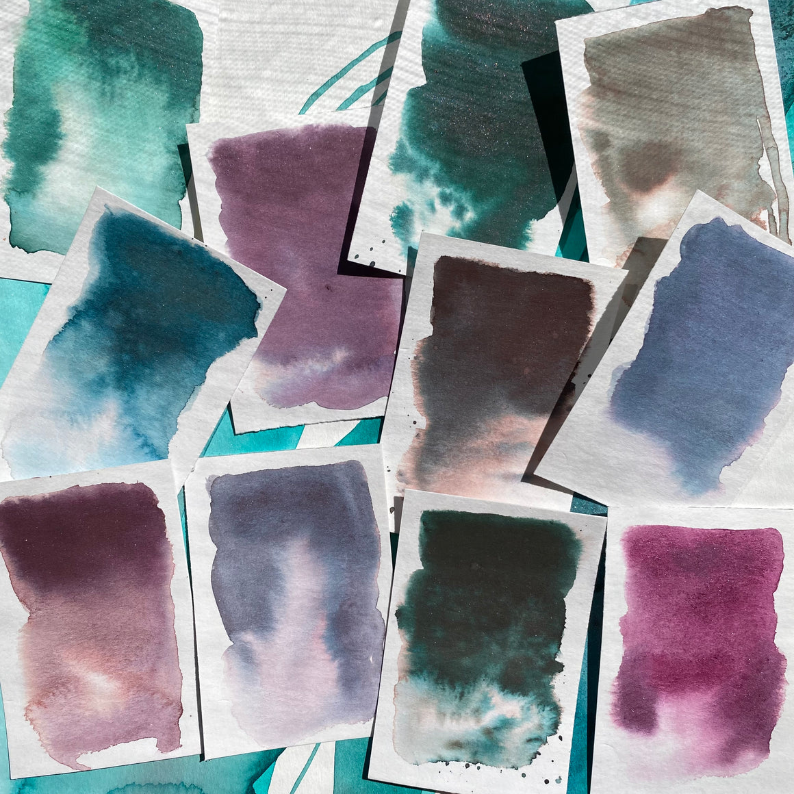 #tracibautistaCOLOR ~ {LANIKAI} handcrafted watercolor 2-set