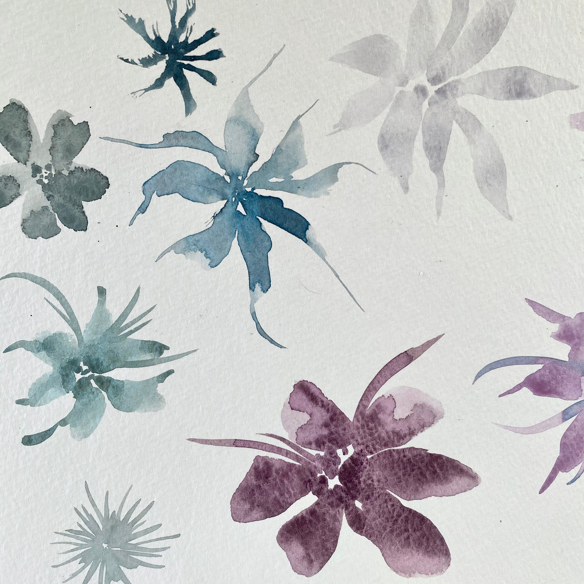 #tracibautistaCOLOR ~ {magnolia blossoms} handcrafted watercolor 2-set