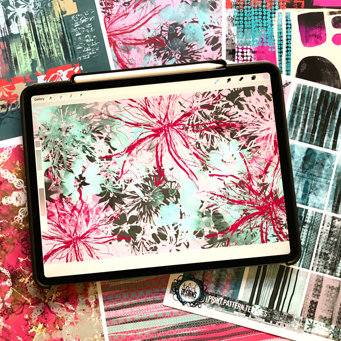 Procreate Pattern 5x workshop