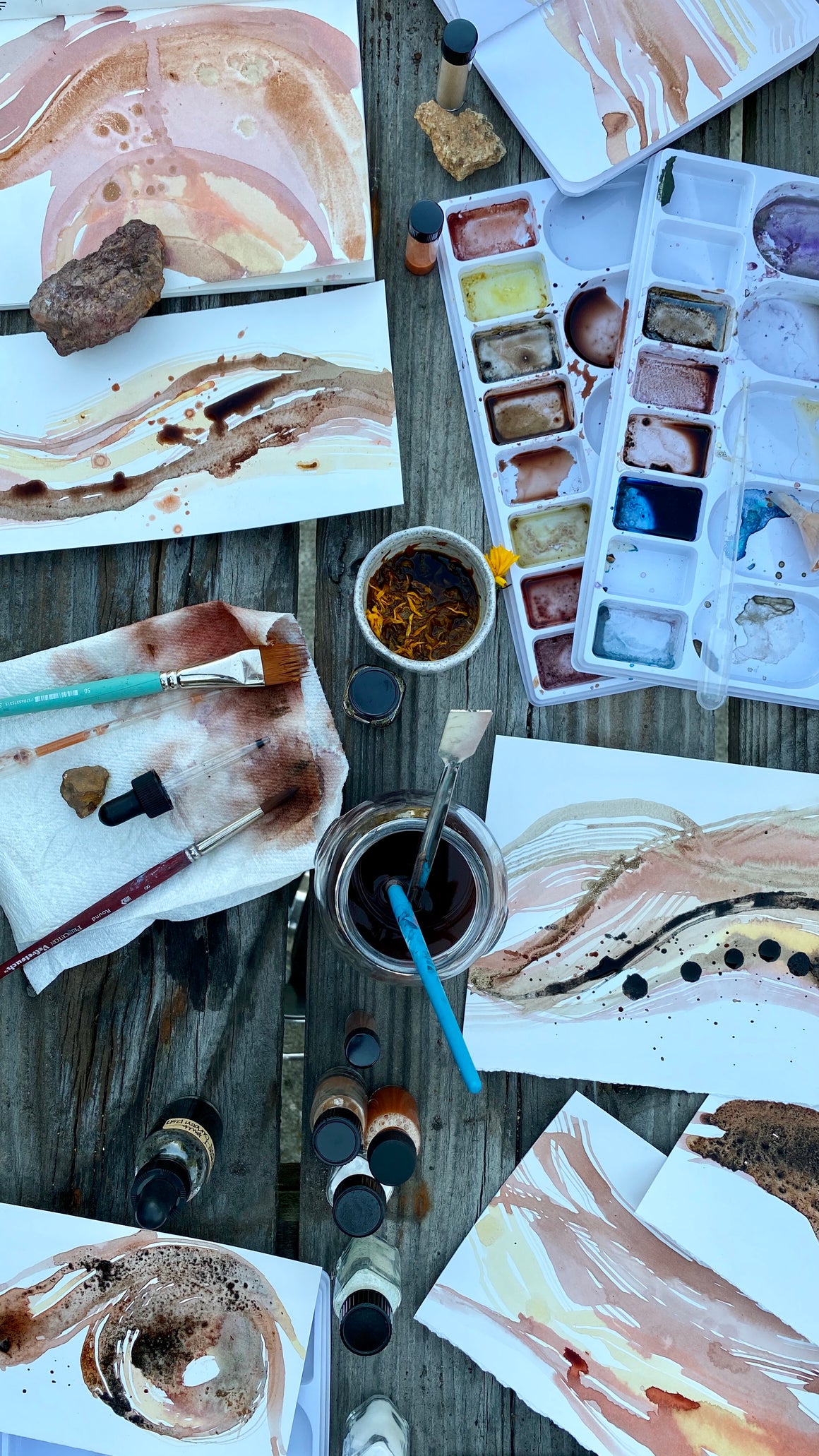 FALL BOTANICAL wild inks {virtual workshop}