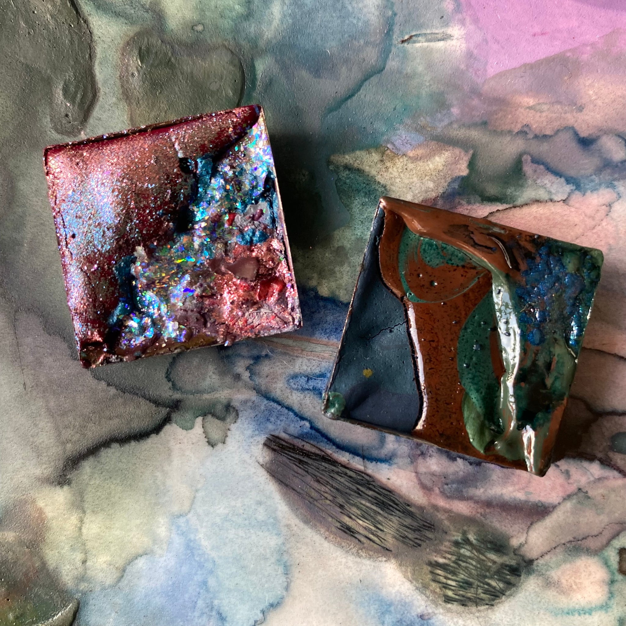 #tracibautistaCOLOR ~ {LANIKAI} handcrafted watercolor 2-set