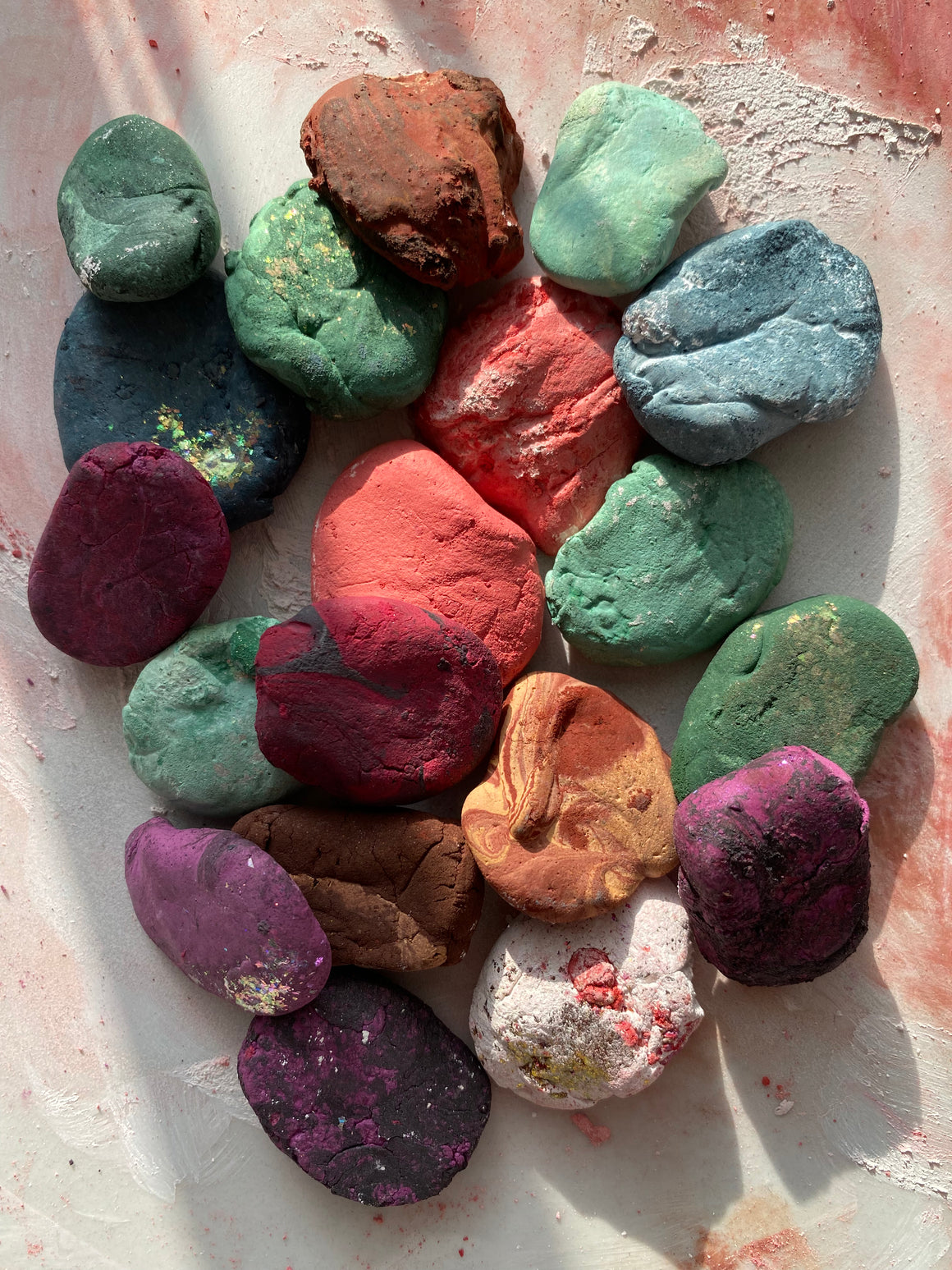 #tracibautistaCOLOR ~ WILD BLOOMS pigment stones {5-set}
