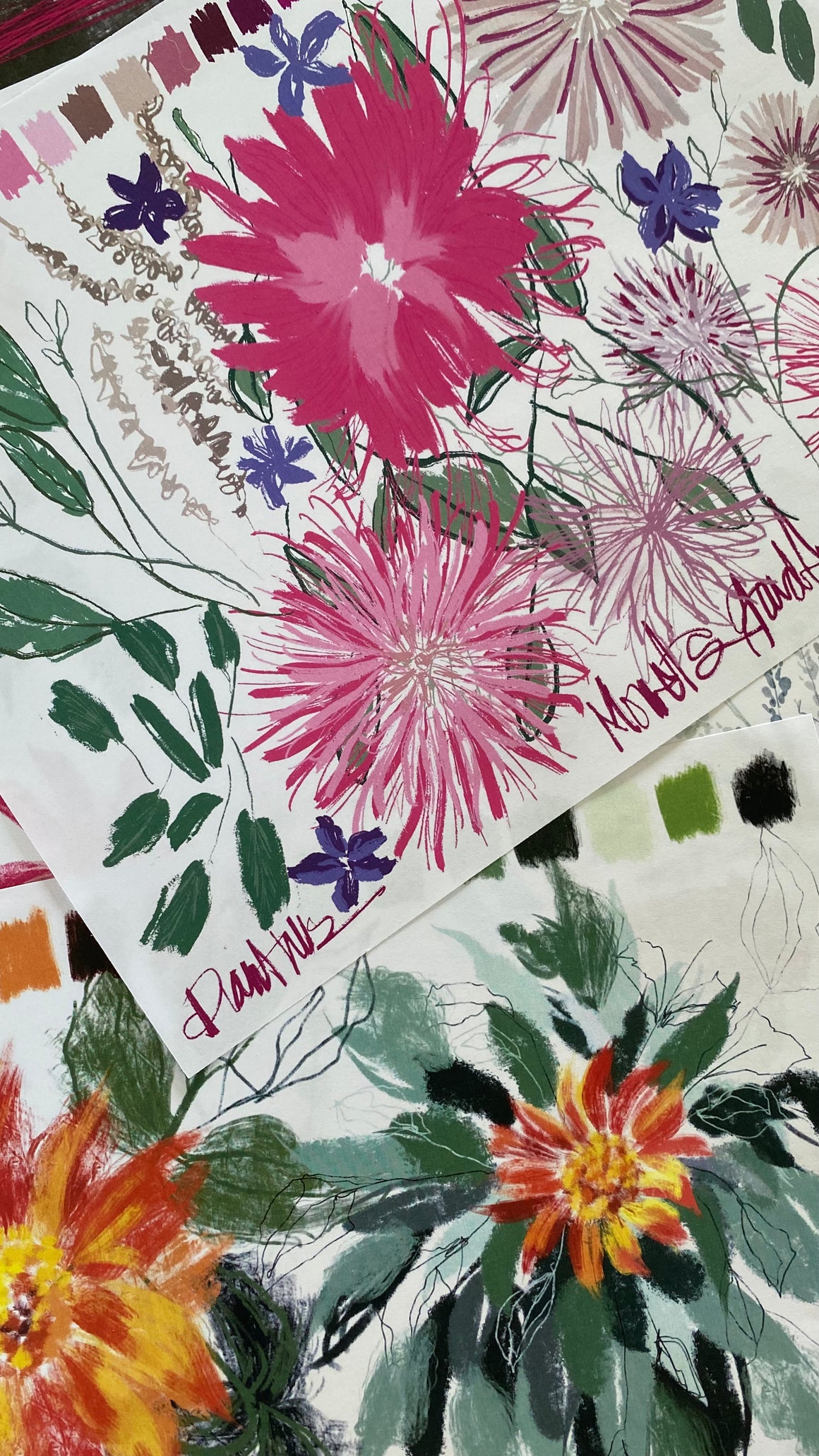 #tracibautistaCOLOR ~ WILD BLOOMS pigment stones {5-set}