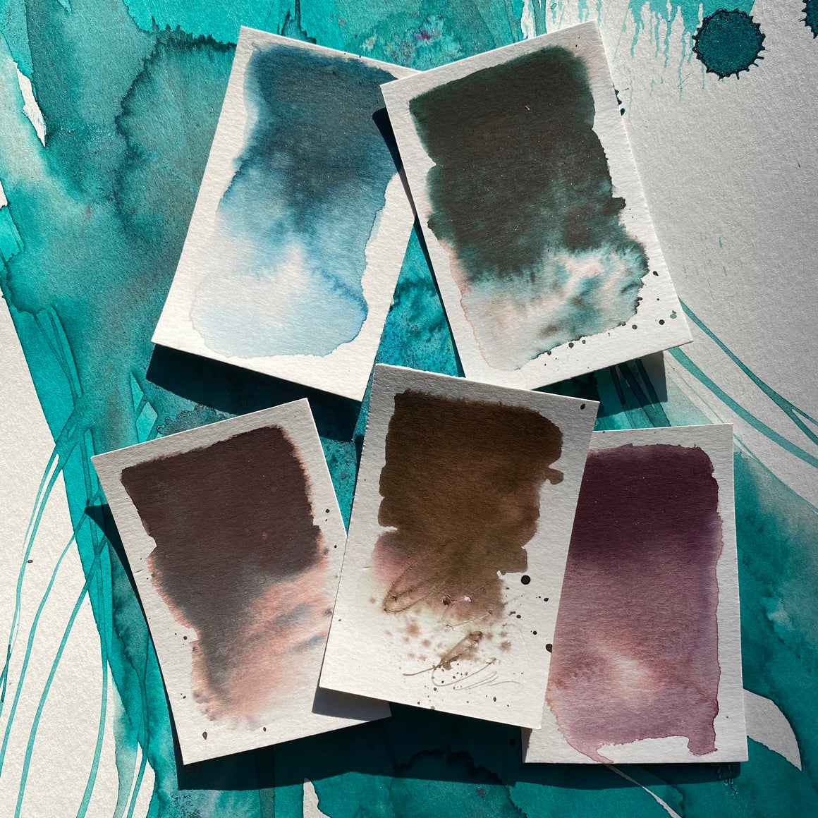 #tracibautistaCOLOR ~ {LANIKAI} handcrafted watercolor 2-set