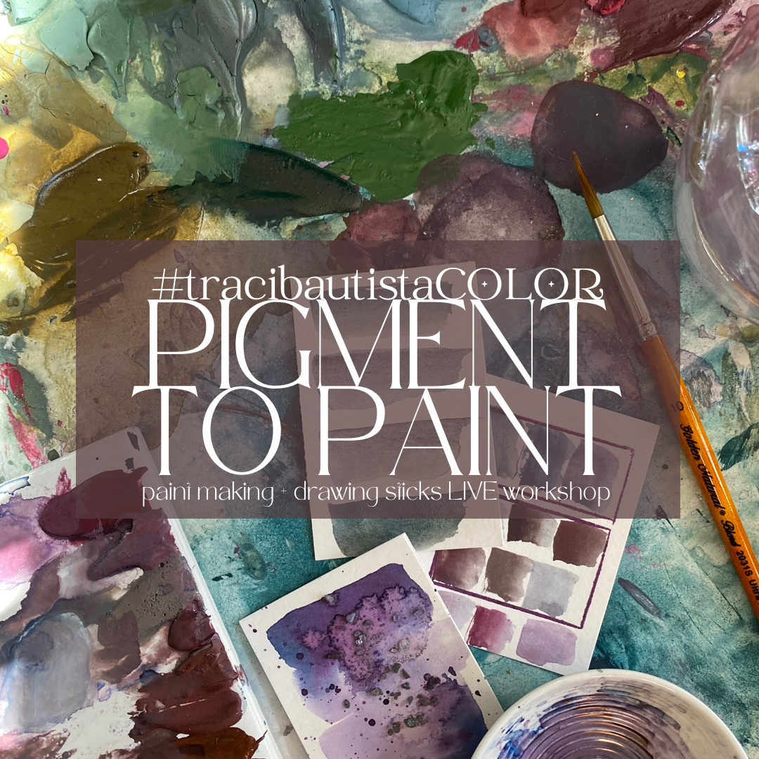 PIGMENT TO PAINT: clay paint & mixed media