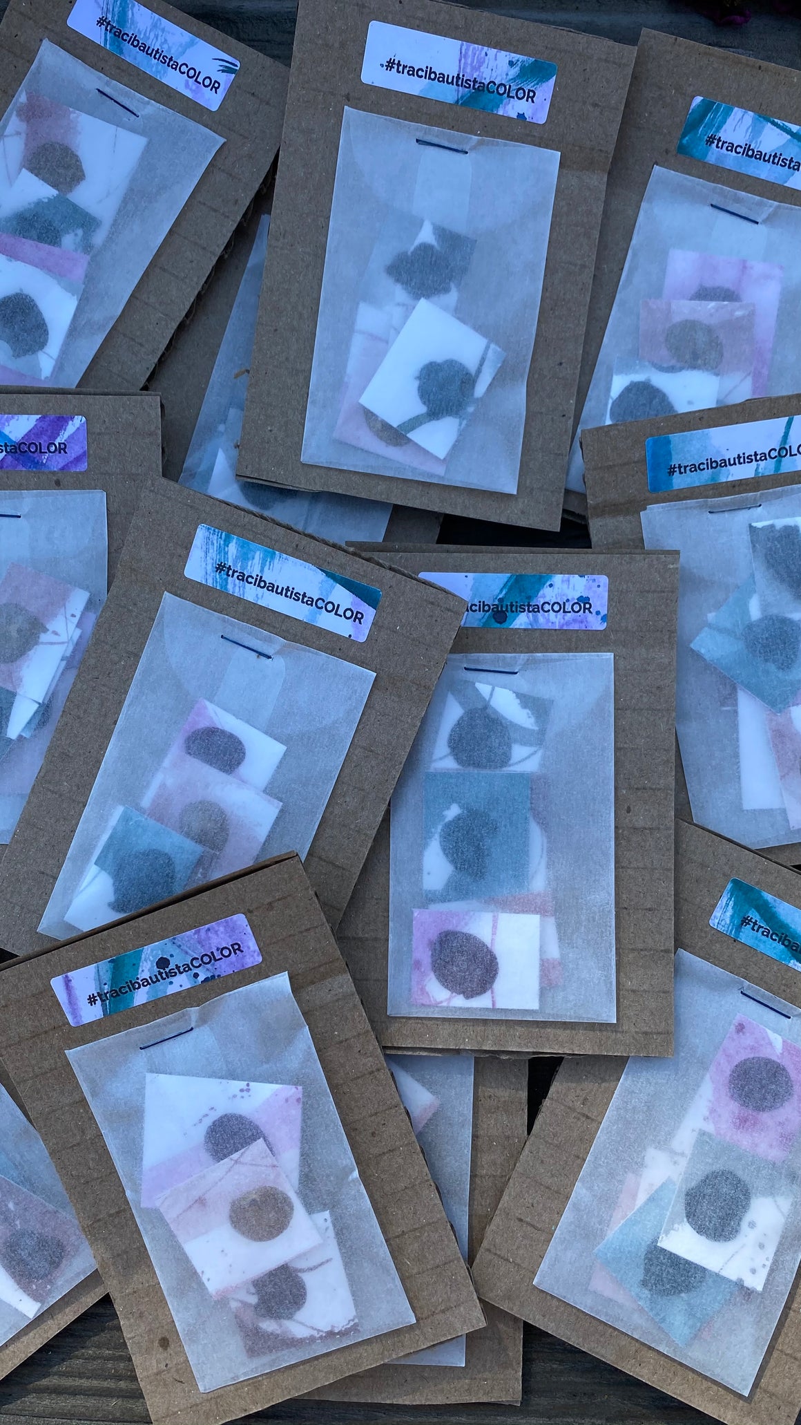 #tracibautistaCOLOR ~ SUNRISE STUDIO watercolor dot card 5-set