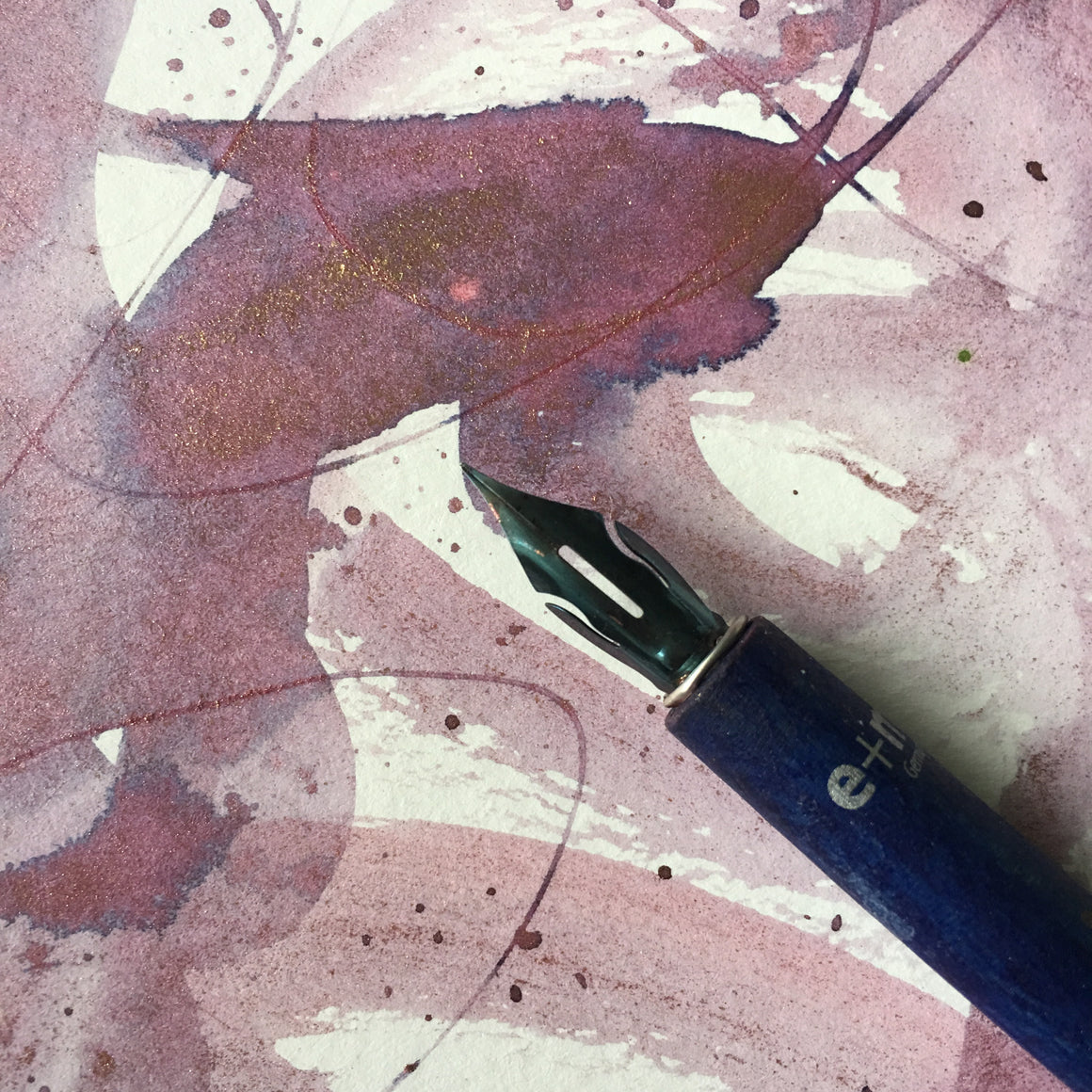 #tracibautistaCOLOR ~ winter WONDER artisan calligraphy ink 3 set