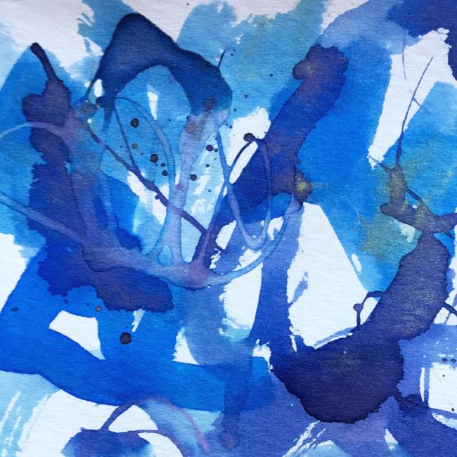 #tracibautistaCOLOR NYFW FW18 handcrafted artisan watermedia ink + handmade watercolor by traci bautista