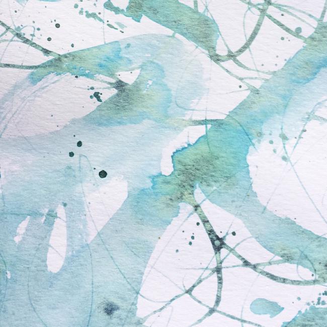 #tracibautistaCOLOR NYFW FW18 handcrafted artisan watermedia ink + handmade watercolor by traci bautista