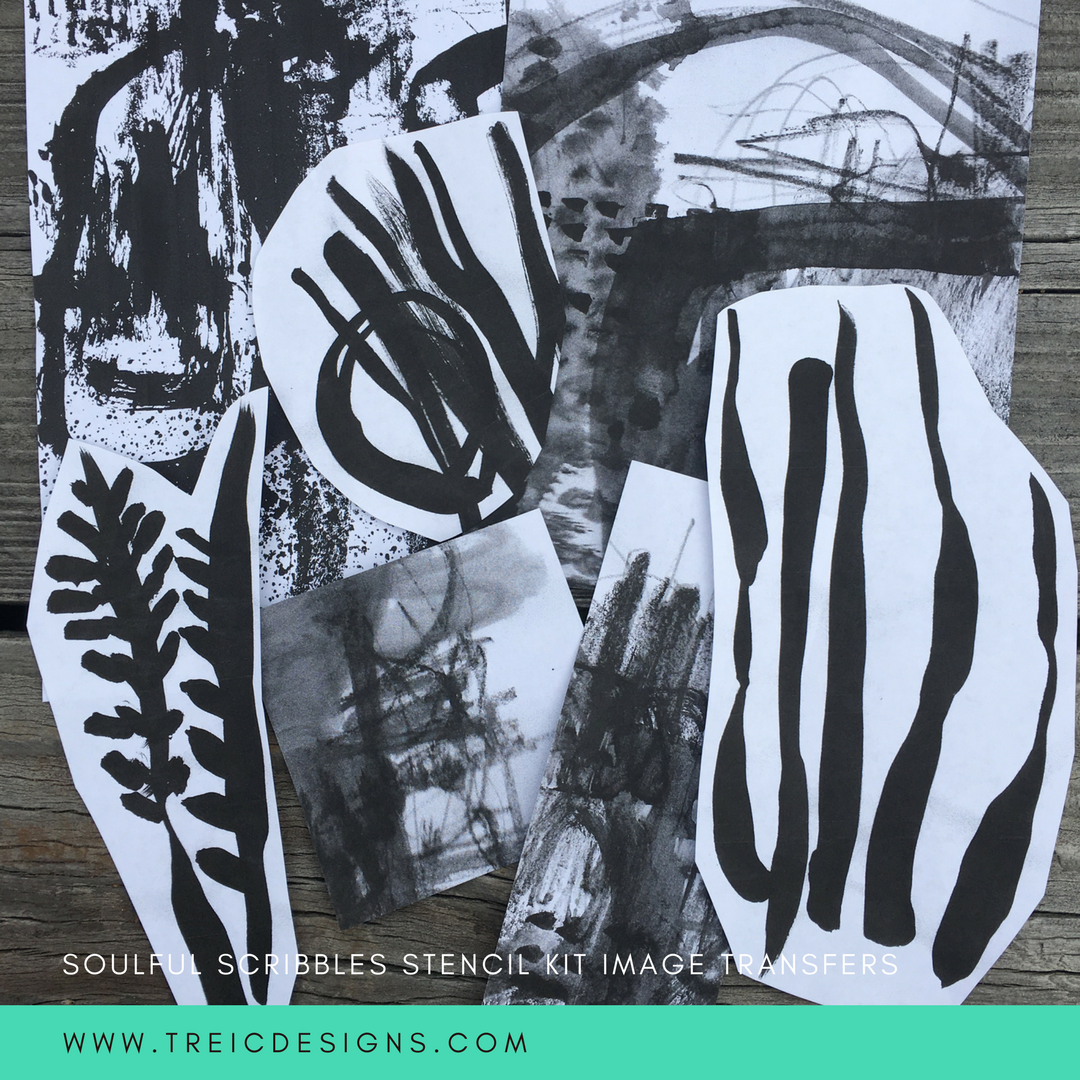 SOULFUL SCRIBBLES stencil kit no. 2 + live stream