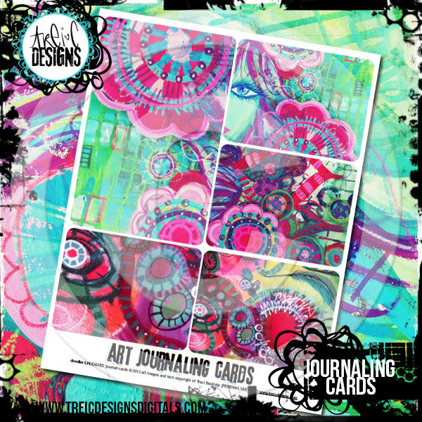 doodles UNLEASHED journaling cards