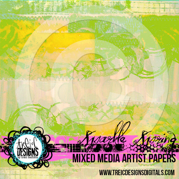 SPARKLE SPRING printable papers